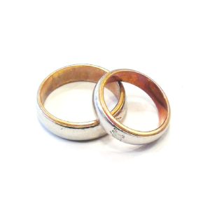 K18/Pt900 コンビリング