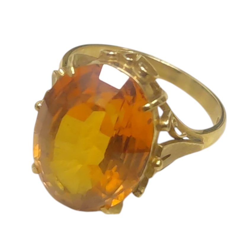 K18 リング 石あり 750 18金　