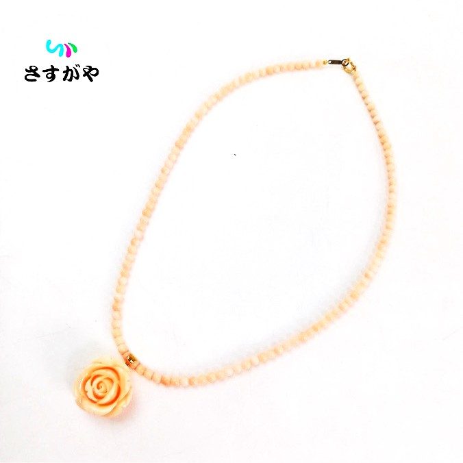 サンゴ ネックレス