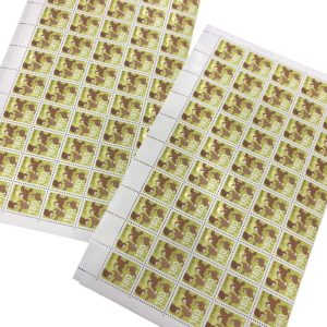 普通切手シート