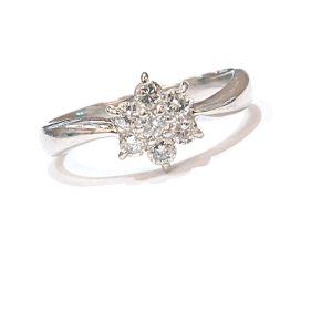 Pt900 メレダイヤ リング