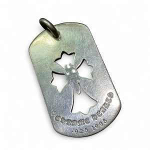【Chrome Hearts】クロムハーツ・ラージドッグタグ・ネックレストップ・貴金属・アクセサリー