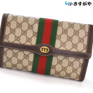 GUCCI グッチ シェリーライン セカンドバッグ 年代物