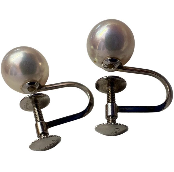 Pt850　イヤリング