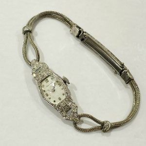 【ロンジン】K10WG・10金ホワイトゴールド・クオーツ時計