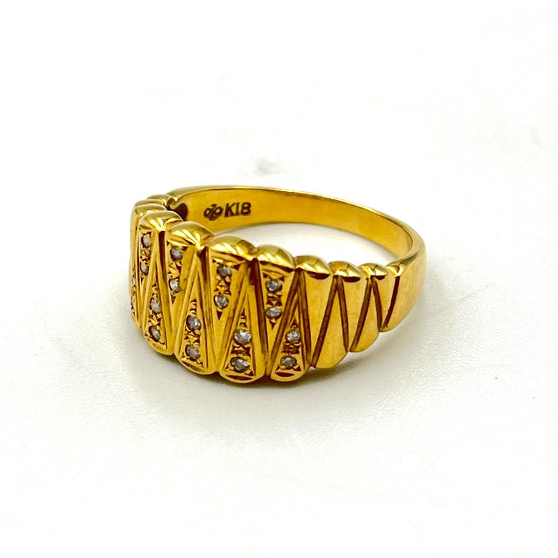 18金（K18）ダイヤリング｜伊勢崎市大手町