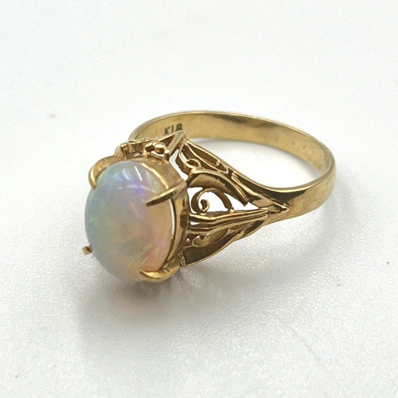 18金（K18）オパールリング｜伊勢崎市連取元町