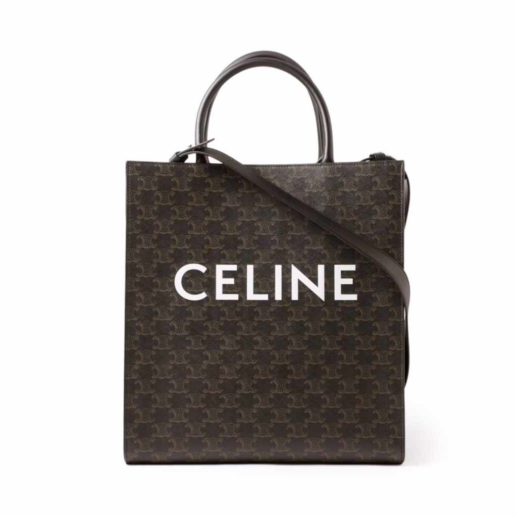 CELINE セリーヌ ミニ バーティカルカバ レザー ハンド ショルダー バッグ
