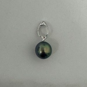 K18WG＋パール　ペンダントトップ