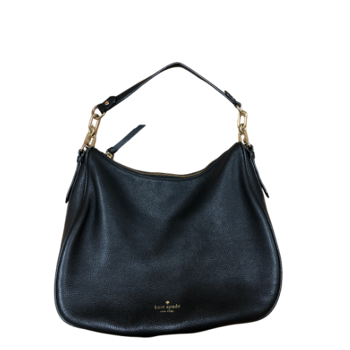 良品】ケイトスペードニューヨーク 2way ショルダーバッグ 黒 ロゴ金具 