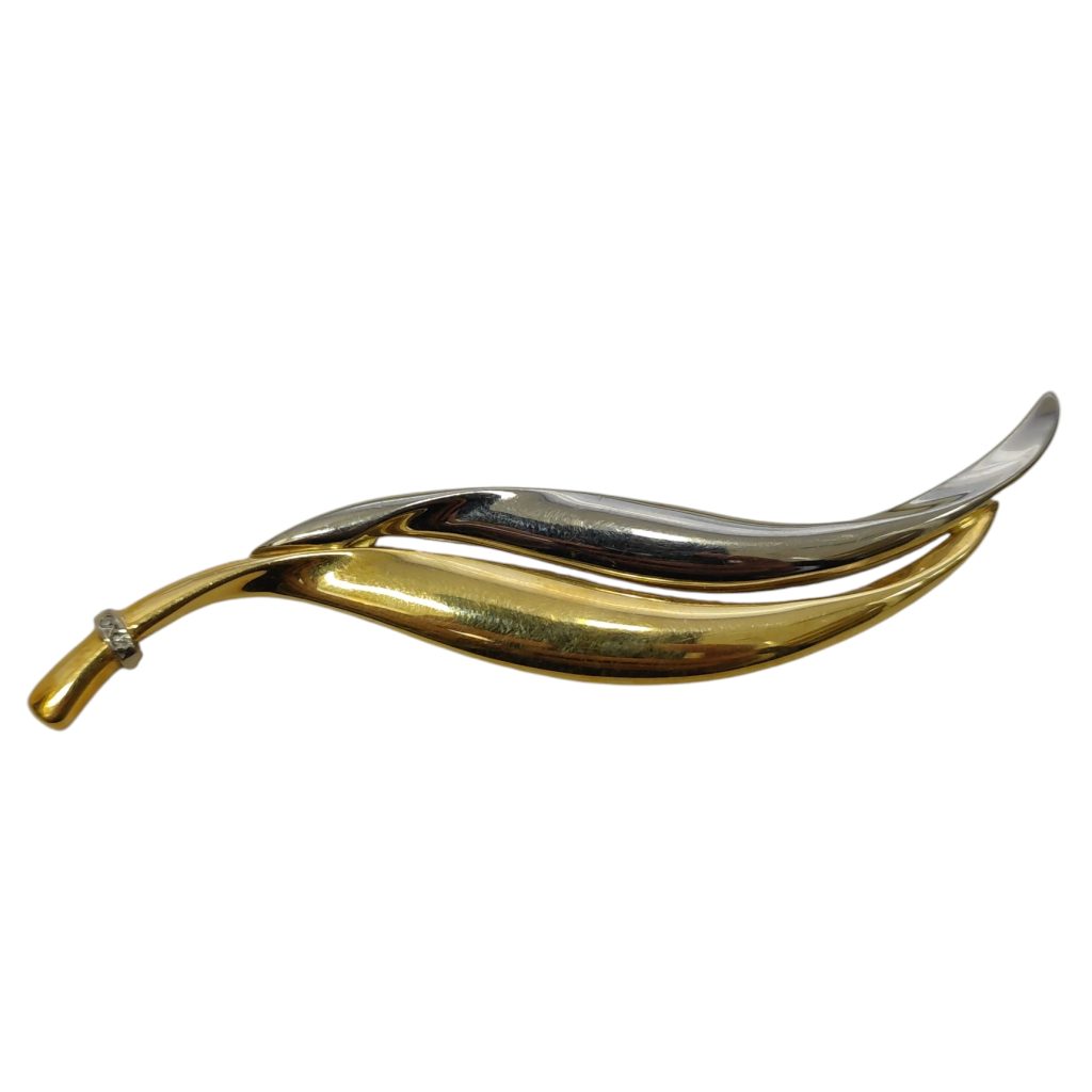 K18/K18WG ブローチ 750 18金