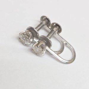 Pt850 ダイヤイヤリング