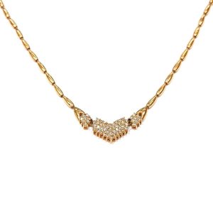 K18 メレダイヤ ネックレス