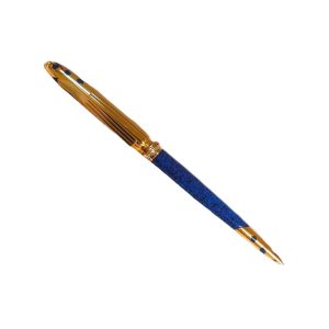 【Cartier】カルティエ・マスト パンテール ラッカー ブルー・ボールペン・万年筆・筆記具