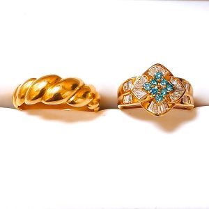 【K18 リング】18金・ダイヤモンド・指輪・貴金属・アクセサリー