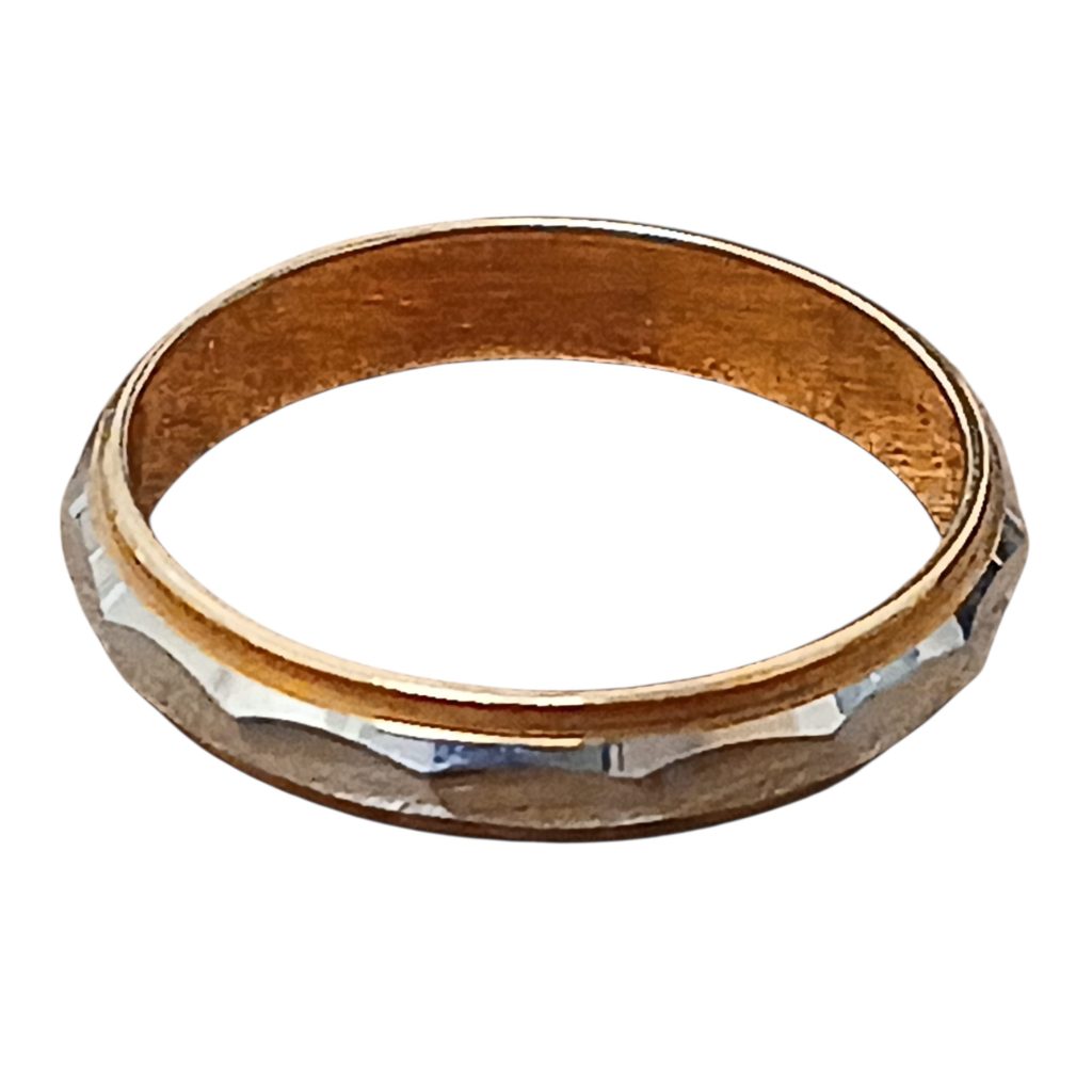 K18 18金 Pt900 プラチナ900 コンビ リング