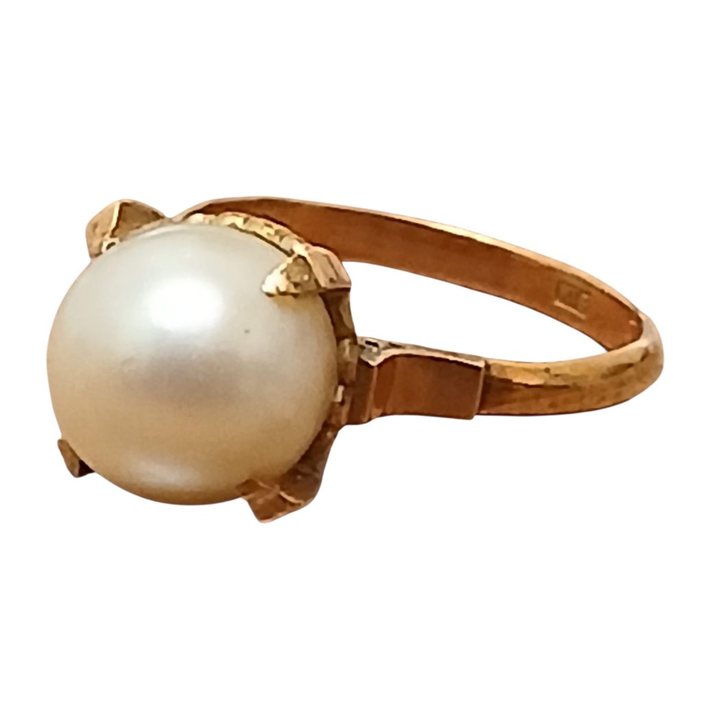 K18 18金 750 パール リング