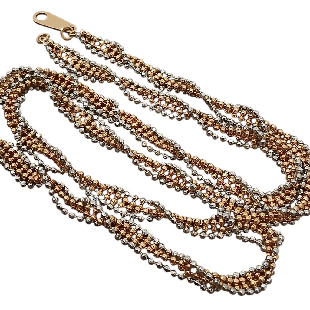 K18 18金 Pt900 プラチナ900 コンビ ネックレス