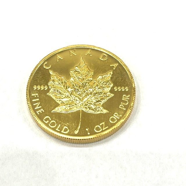 K24メイプルリーフ金貨
