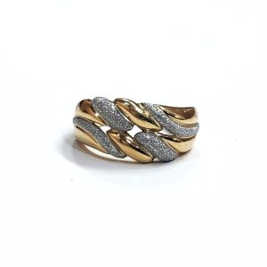 18金 プラチナ900 (K18 Pt900) コンビリング ジュエリー 指輪 | 根室市弥生町