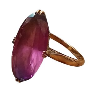 K18（18金・750）ガーネット リング