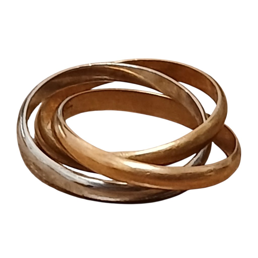 K18（18金）・Pt900（プラチナ900）コンビ リング