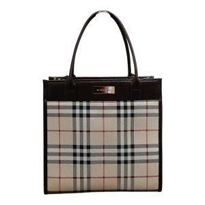 BURBERRY(バーバリー)ノバチェックスクエア型トートバッグ