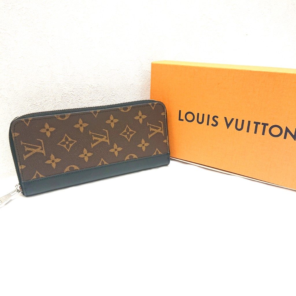 Louis Vuitton ルイヴィトン マカサー ジッピーウォレット 長財布の 