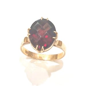 K18 ガーネット リング