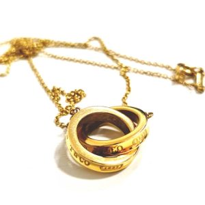 Tiffany&Co. ティファニー インターロッキング ネックレス K18 750 アクセサリー