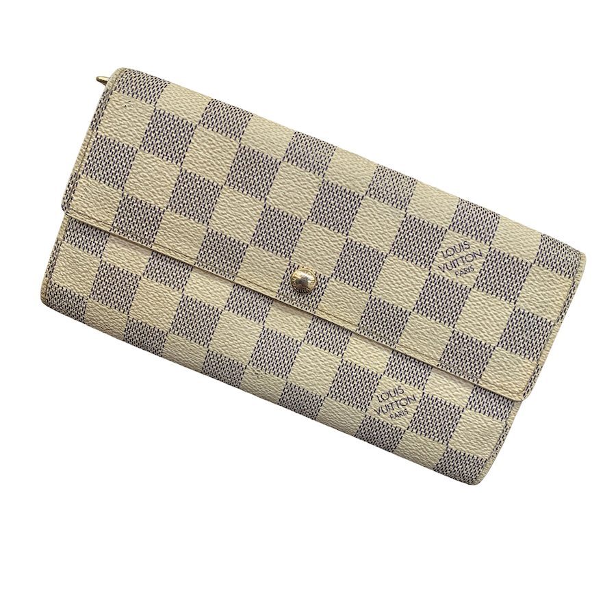 ルイヴィトン ダミエ アズール ポルトフォイユサラ