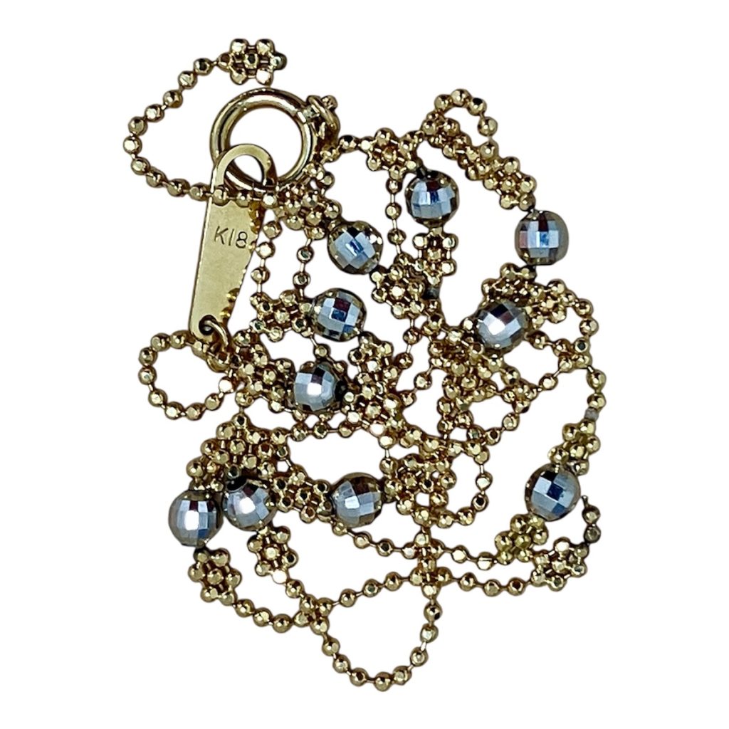 K18/Pt850ネックレス