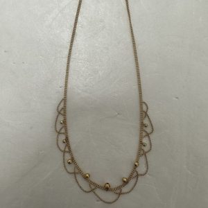 K18 レースデザインネックレス