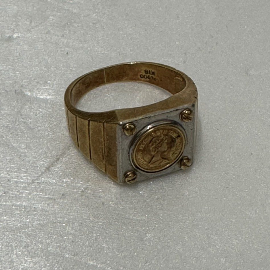 K18 コインリング