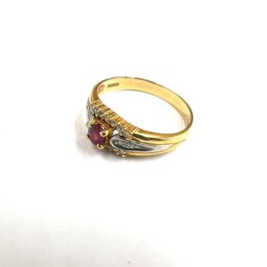 【貴金属】K18 18金 750 リング アクセサリー