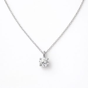 Pt900　プラチナ900　ダイヤモンドネックレス