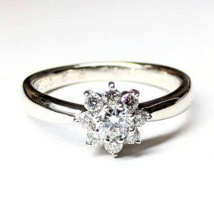 Pt900 プラチナ リング 指輪 ダイヤモンド