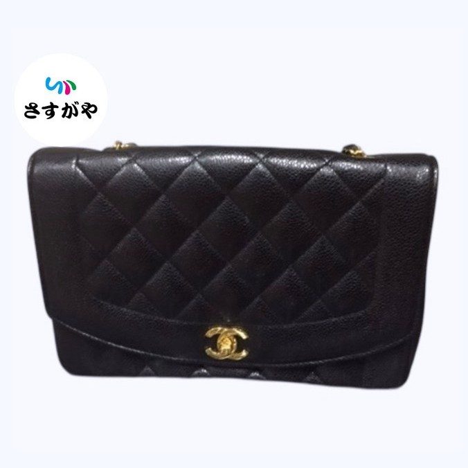 シャネル マトラッセ ダブルフラップ チェーンショルダーバッグ ブラック