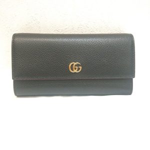 GUCCI グッチ GGマーモント レザーコンチネンタル ウォレット