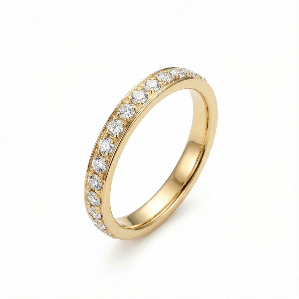 K18(18金)　ダイヤモンドリング