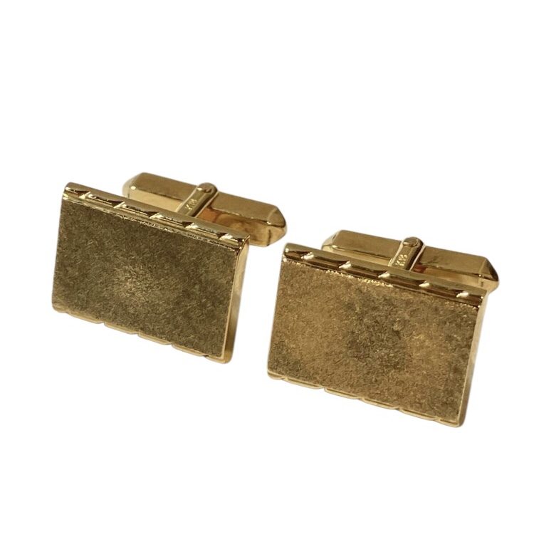 K18 18金 カフスボタン