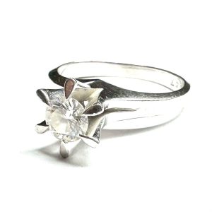 【貴金属】Pt900 プラチナ ダイヤ0.5ct付 リング ジュエリー アクセサリー