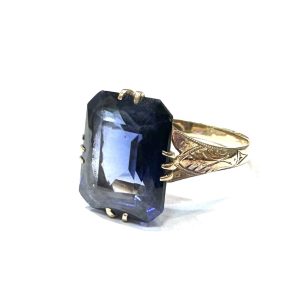 【貴金属】K18 18金 750 サファイア付 リング ジュエリー アクセサリー