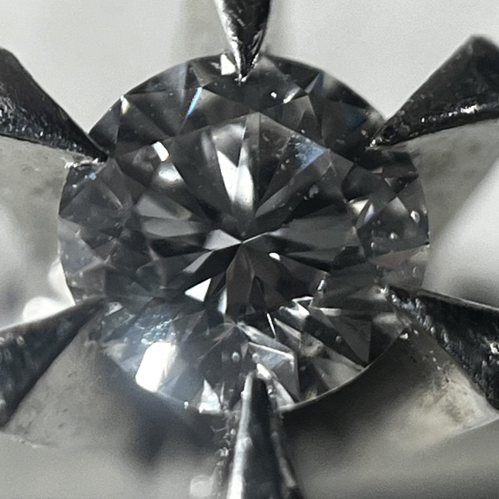 Pt900 プラチナ900 D0.22ct リング