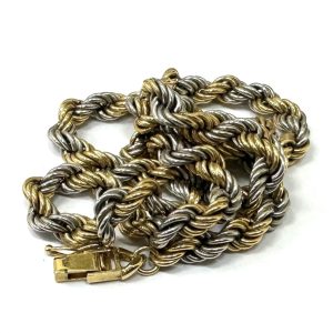 【貴金属】K18 Pt900 18金 金 プラチナ コンビ ネックレス アクセサリー ジュエリー