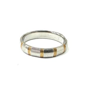 【貴金属】K18 750 18金 Pt900 プラチナ コンビ  リング ジュエリー アクセサリー