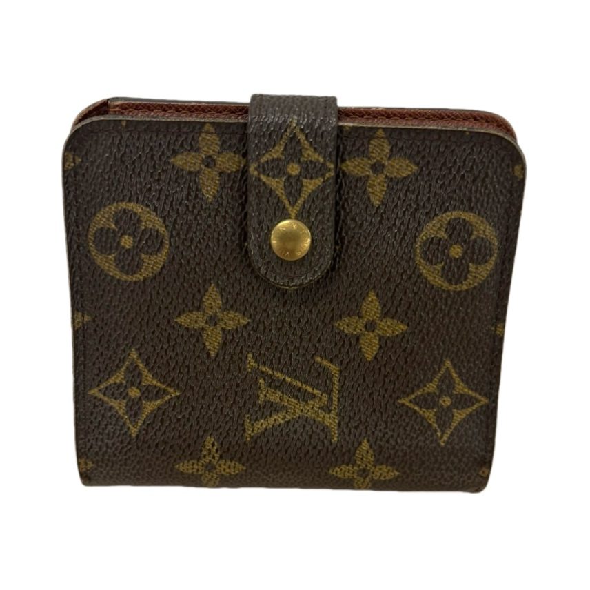 ルイ・ヴィトン M61667 モノグラム　コンパクト・ジップ ウォレット