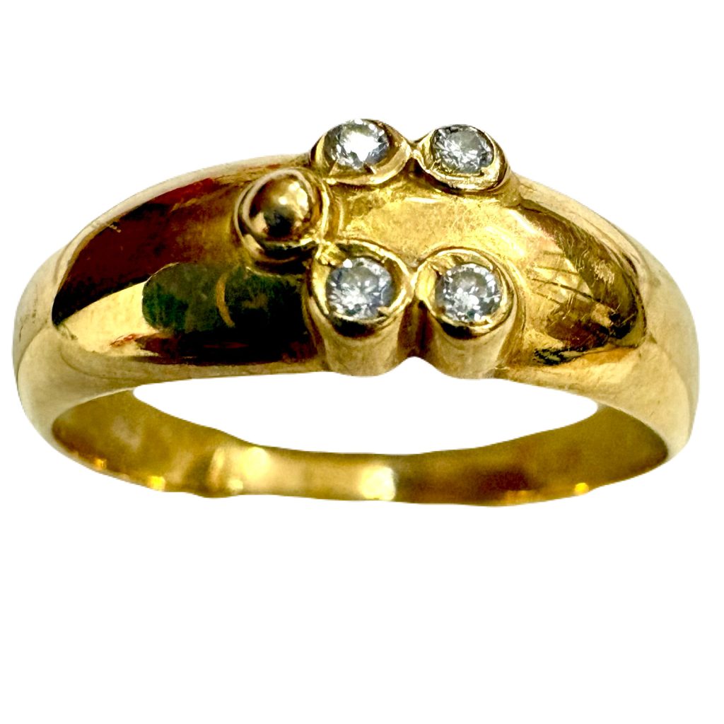 K18　18金　金　地金　リング　アクセサリー