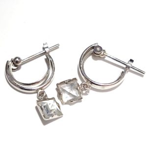 Pt900 プラチナ ダイヤモンド イヤリング