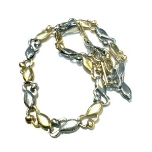 K18/Pt850 コンビ ブレスレット